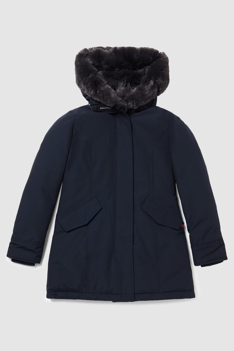 Beaker Parka with faux fur