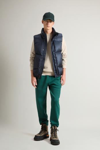 Gilet trapuntato in nylon Pertex Quantum riciclato Blu | Woolrich