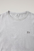 Maglietta in cotone organico a maniche lunghe con logo