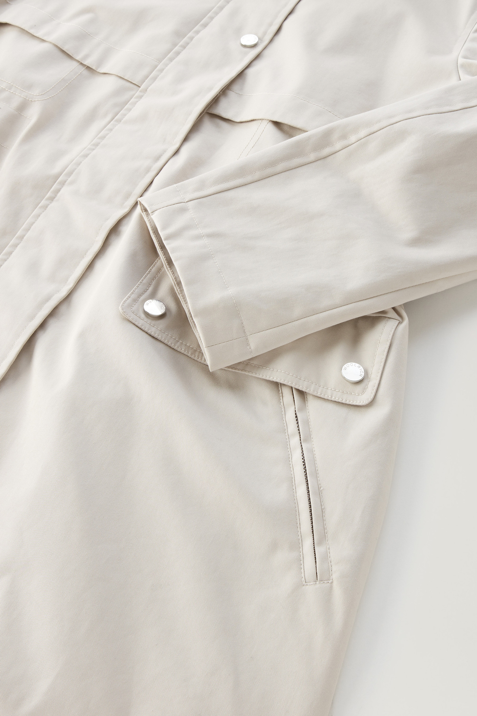 Havice Summer Parka en pur coton blanc photo 8 | Woolrich
