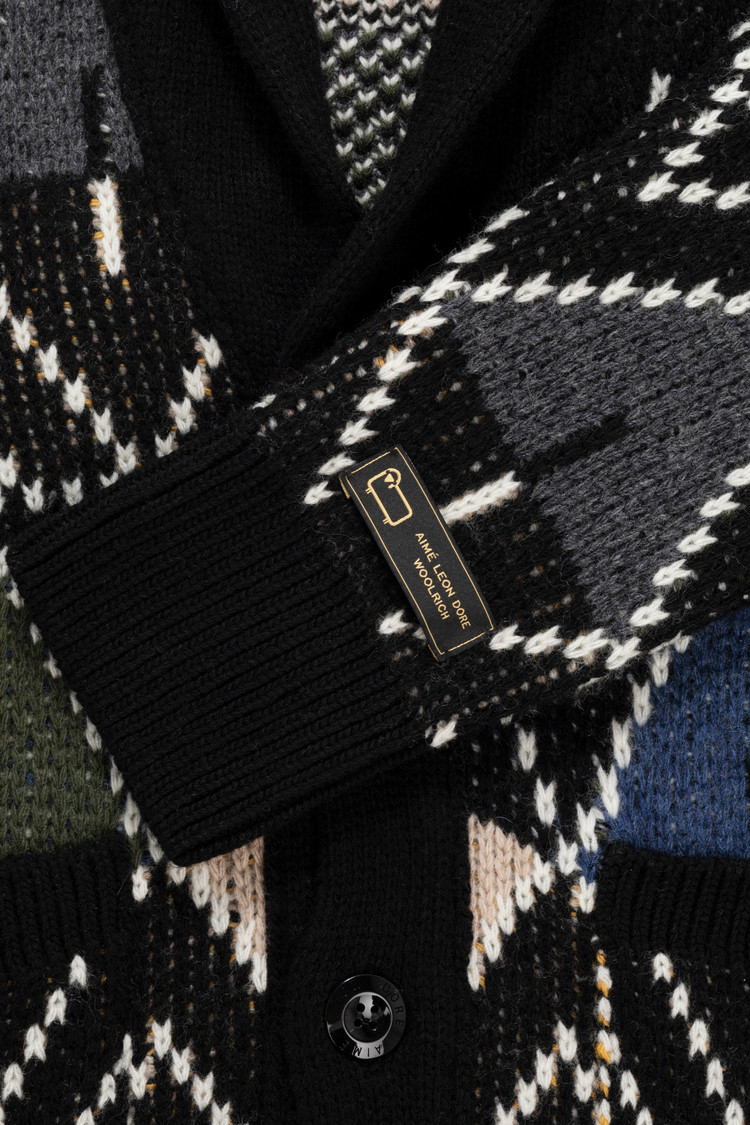 Aimé Leon Dore / Woolrich Jacquard cardigan