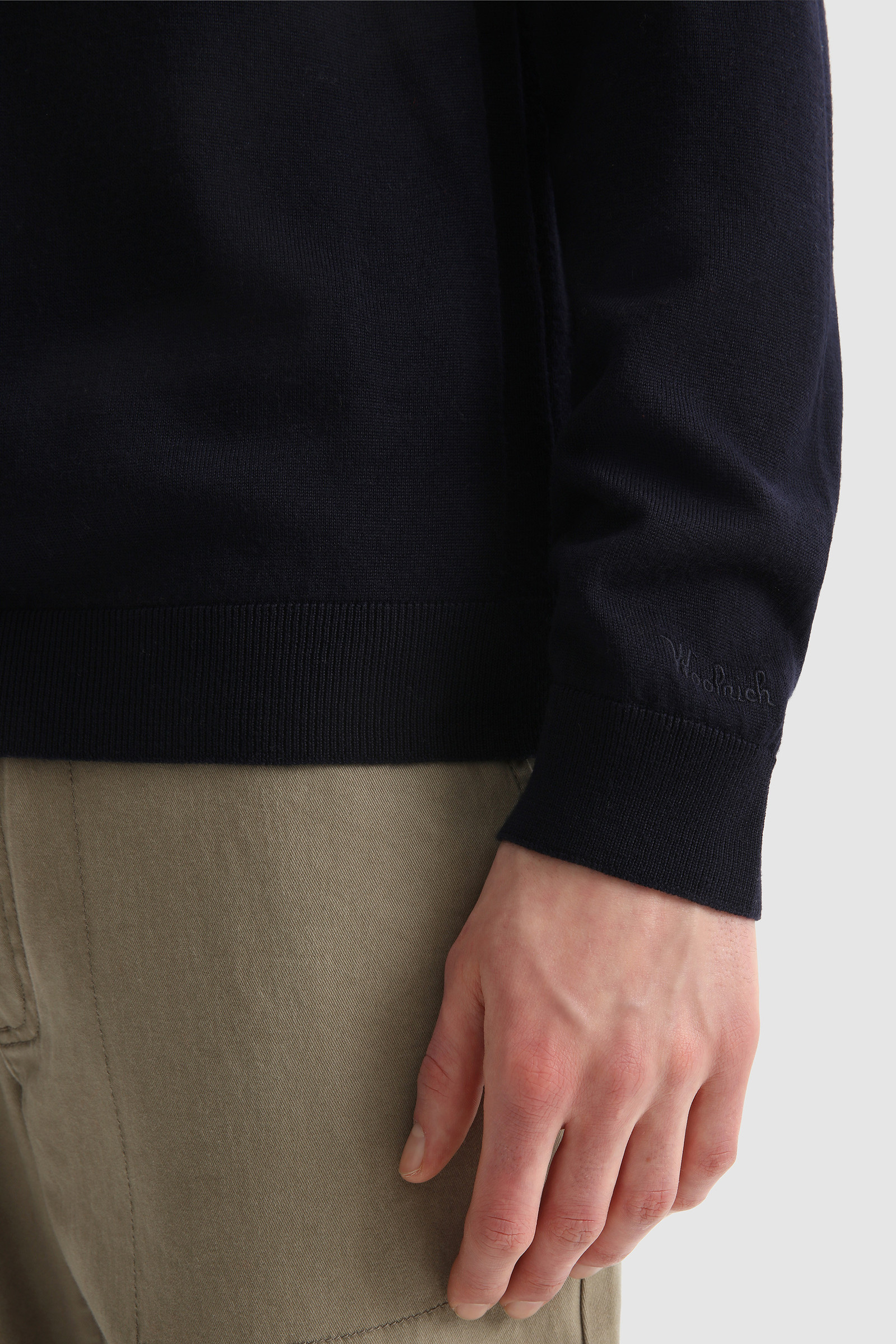 Poloshirt aus extrafeiner Merinowolle