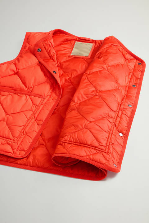 Heritage Vest with Diamond Quilting Red photo 2 | Woolrich