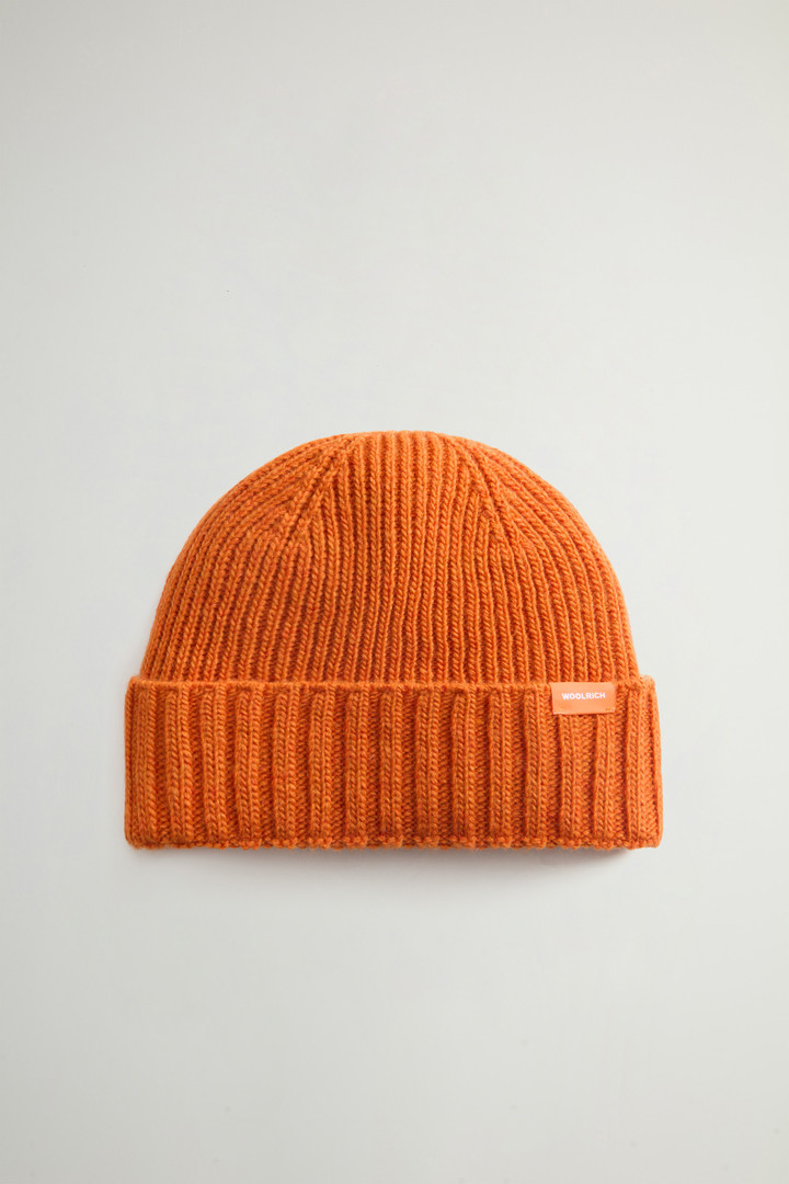 Boys’ Beanie in Wool Blend Orange photo 1 | Woolrich