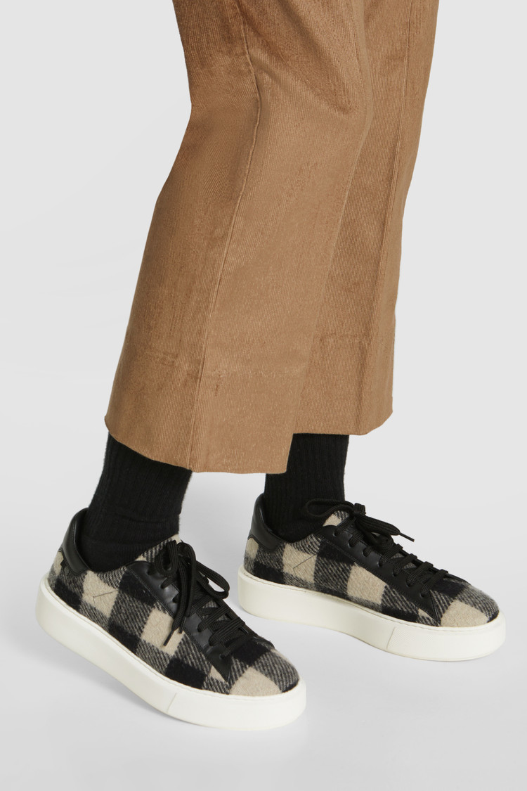 Botas Chelsea con estampado de cuadros
