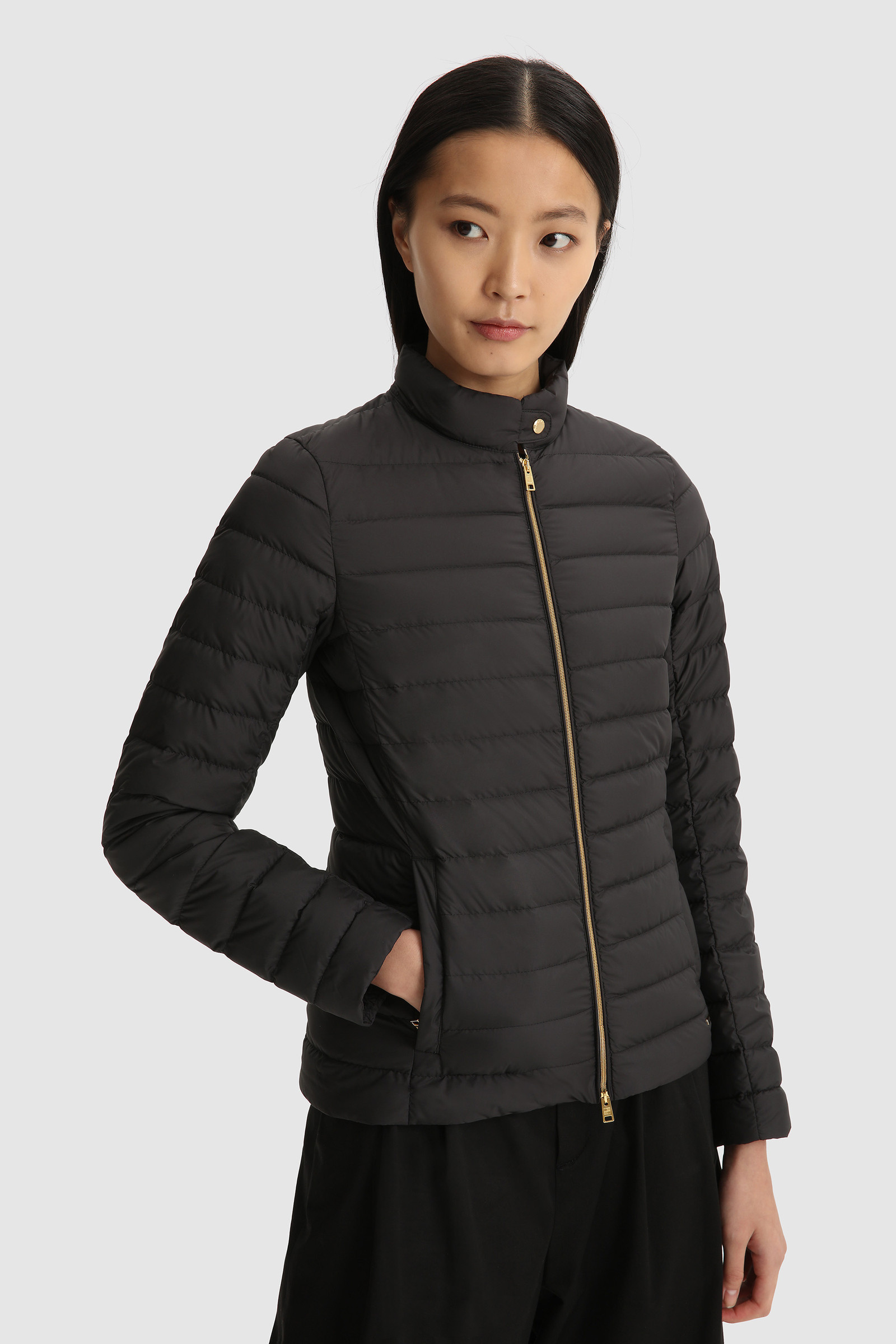 Hibiscus Short Jacket Black | Woolrich