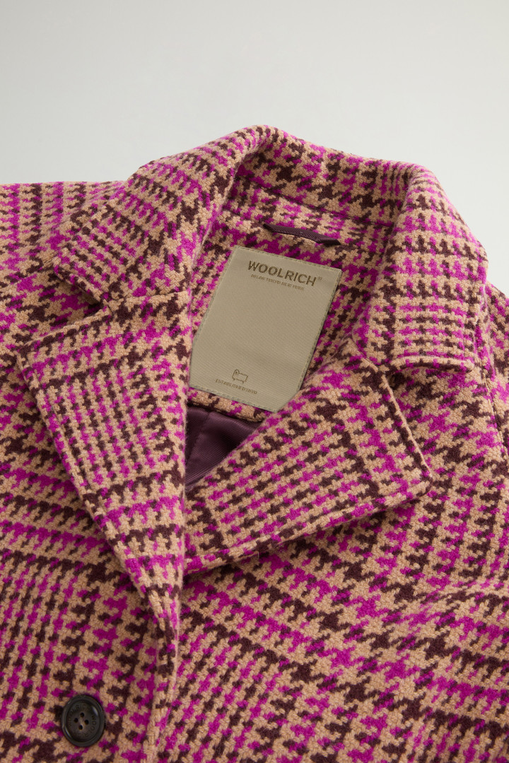 Cappotto in pura lana vergine italiana con colletto con revers Multicolore photo 6 | Woolrich