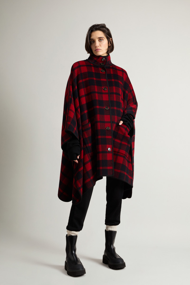 BLANKET CAPE Rot photo 2 | Woolrich