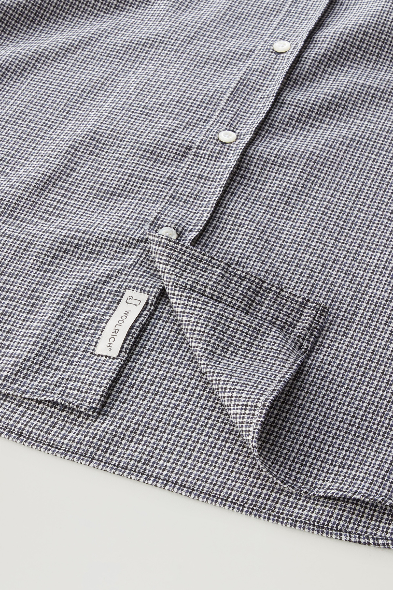 Shirt aus kühler Merinoschurwolle blau photo 8 | Woolrich