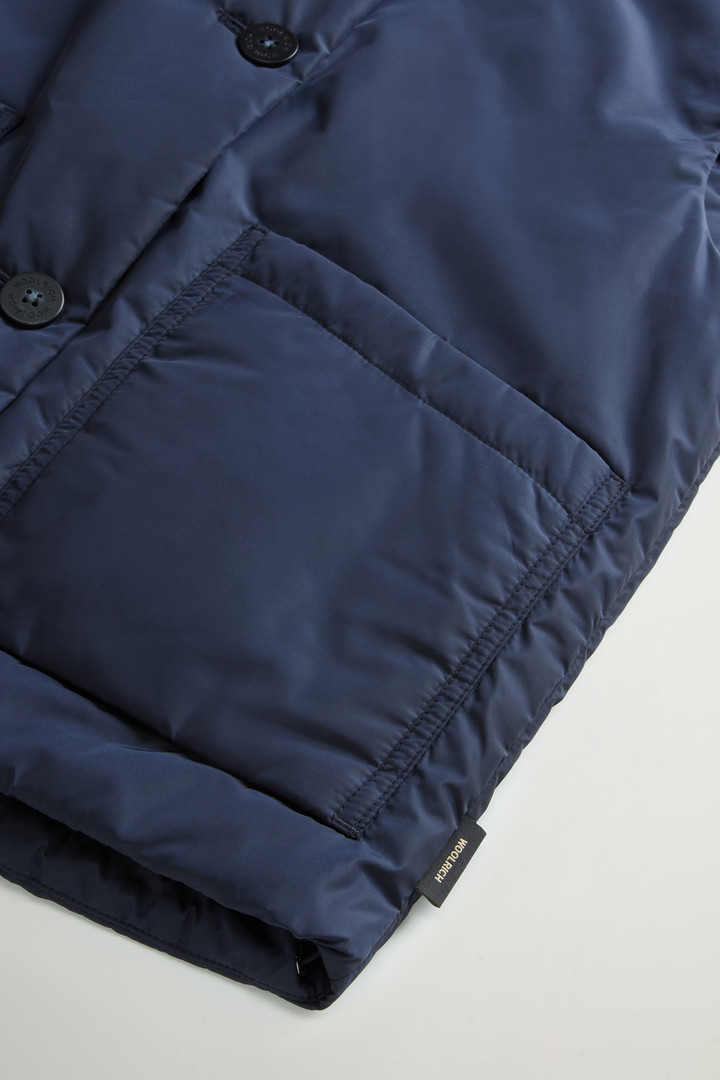Crewneck Nylon Vest Blue photo 3 | Woolrich