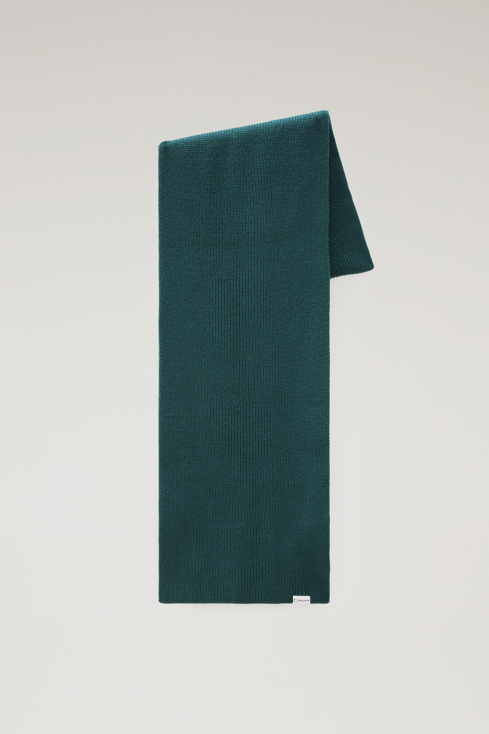 Sciarpa a costine in lana Merino Verde | Woolrich