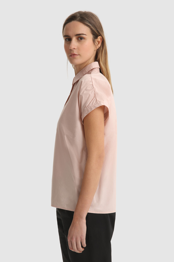 Blouse en popeline Henley
