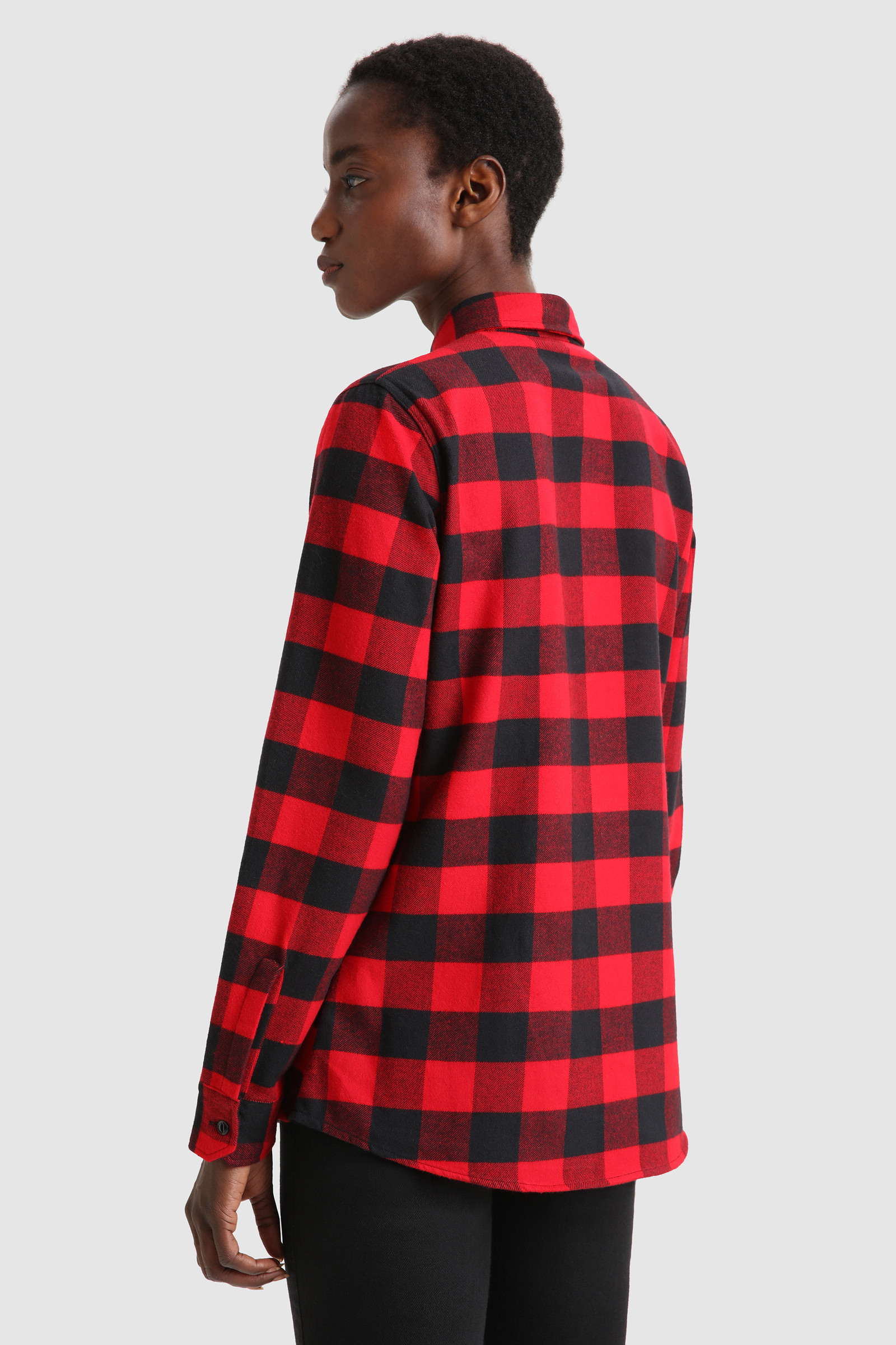 Pemberton overhemd met Buffalo Check-patroon Rood photo 4 | Woolrich