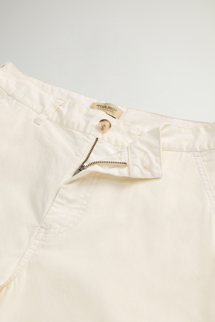 Pantalones chinos de puro algodón teñidos en prenda Blanco photo 2 | Woolrich