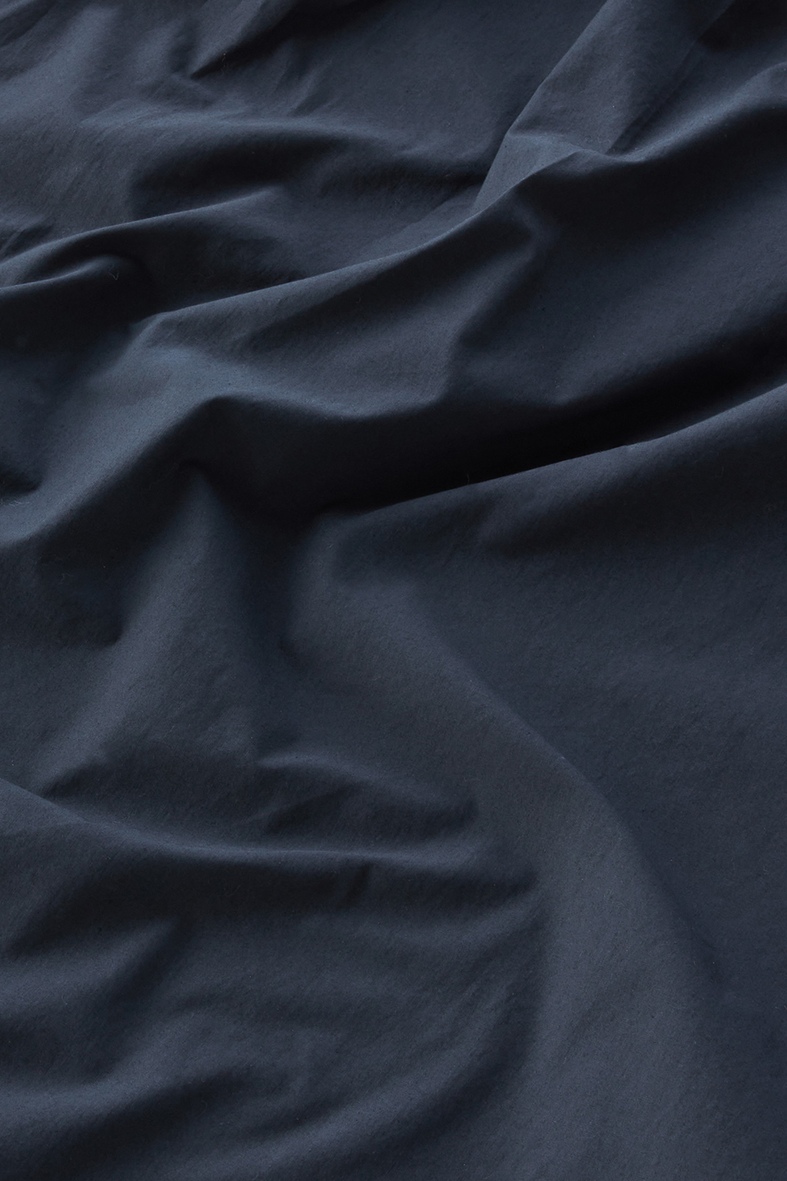 Short Dress in Pure Cotton Poplin with Gathered Details Blue photo 8 | Woolrich