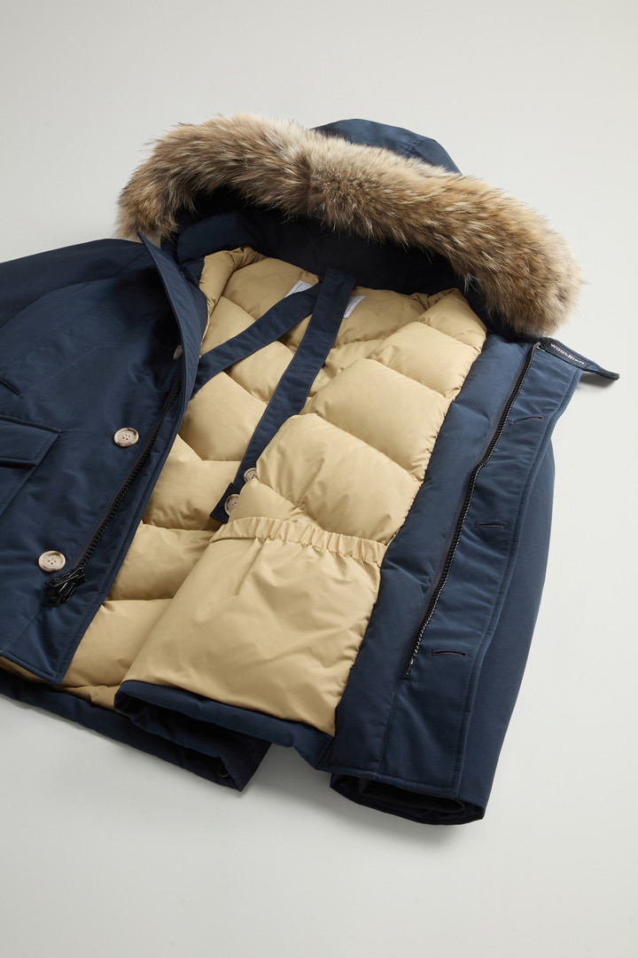 Arctic Anorak in Ramar Cloth with Detachable Fur Blue photo 10 | Woolrich
