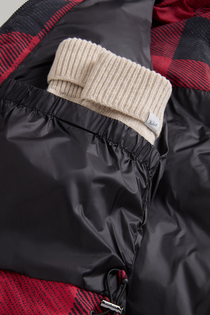 Daunenjacke aus Soft Ramar mit Buffalo-Karomuster Rot photo 5 | Woolrich