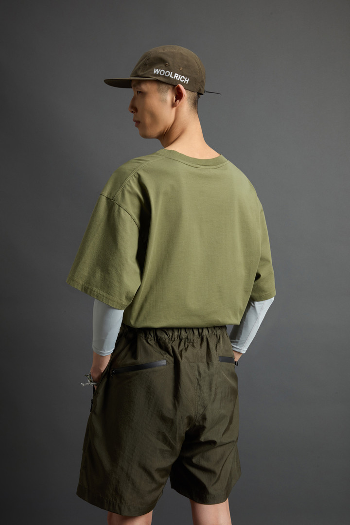 Pure Cotton T-Shirt by Todd Snyder Green photo 3 | Woolrich