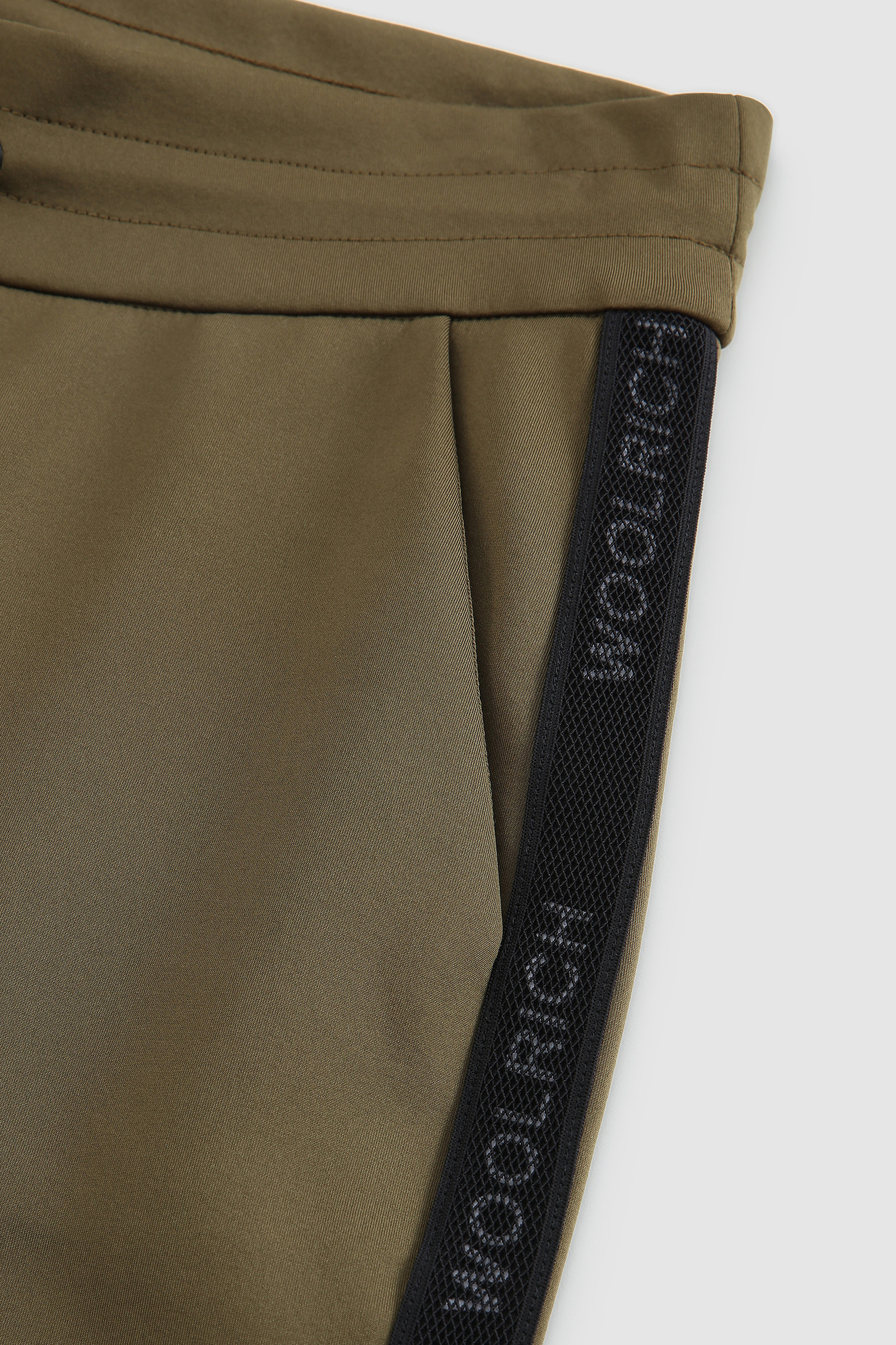 Fleece Cotton Pant with Side Logo Green photo 6 | Woolrich