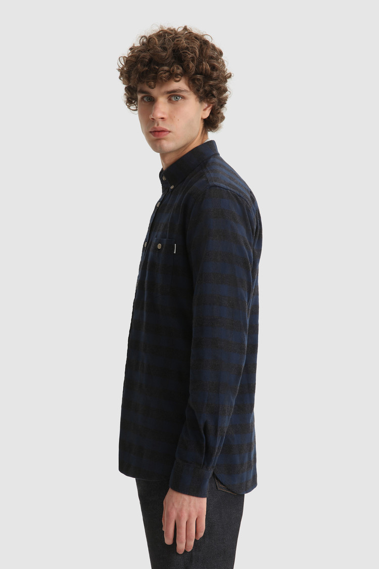 Camicia Traditional in flanella di cotone