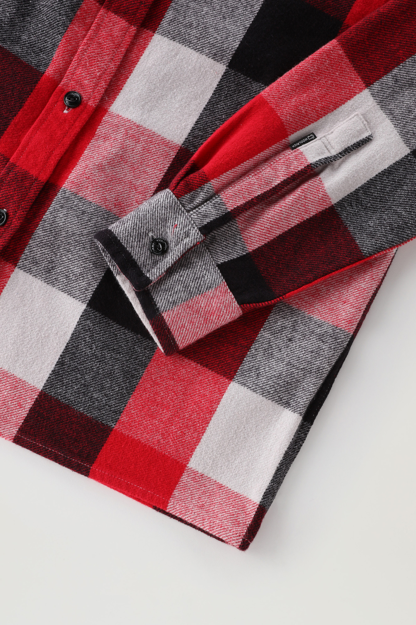 Buffalo Check Boyfriend Flannel Shirt Red photo 8 | Woolrich