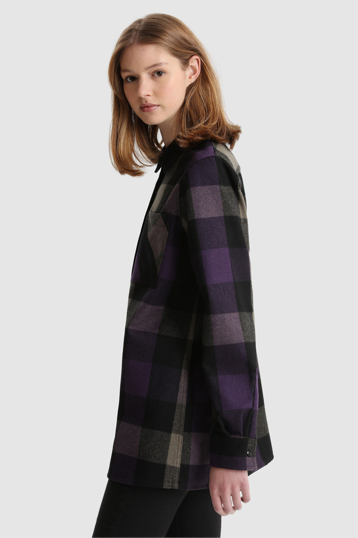 Boyfriend Overshirt - Made in Usa Violet photo 3 | Woolrich