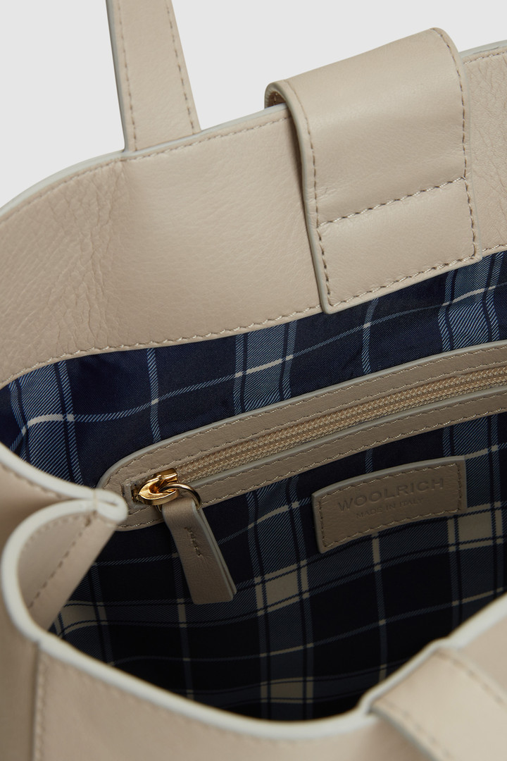 Tote bag with detachable strap White photo 5 | Woolrich