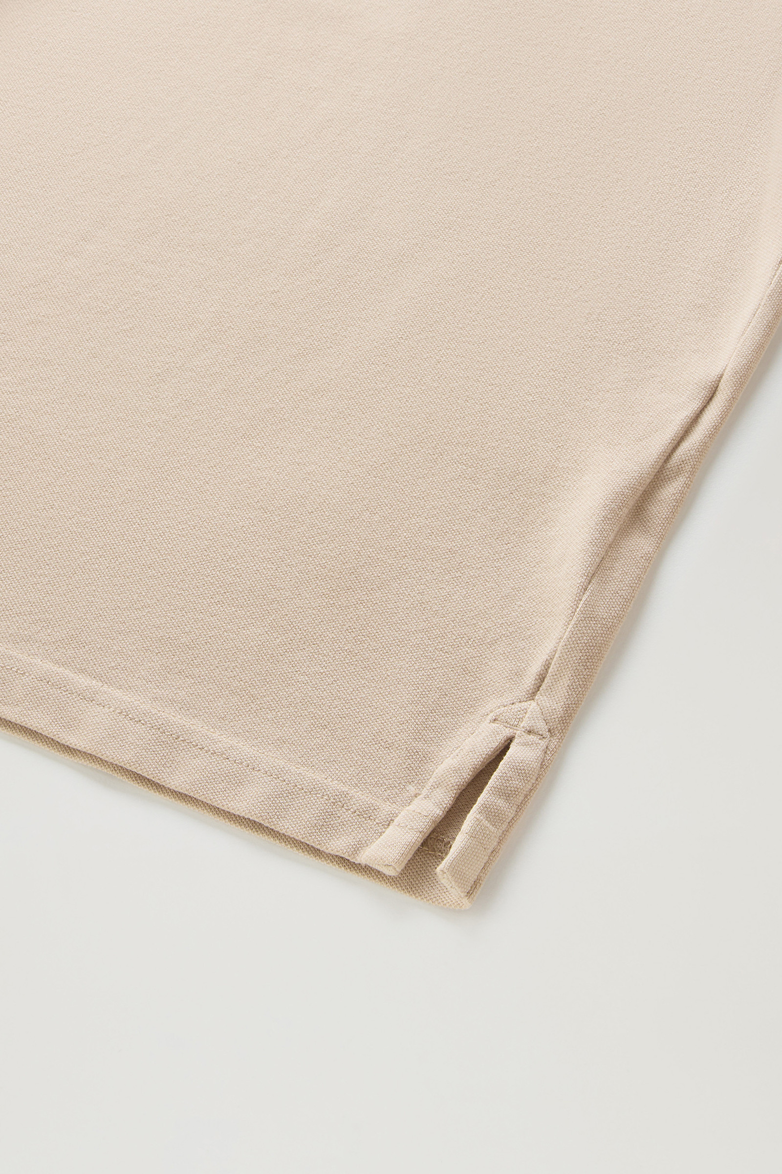 Mackinack Polo aus stückgefärbtem Stretch-Baumwollpikee beige photo 7 | Woolrich
