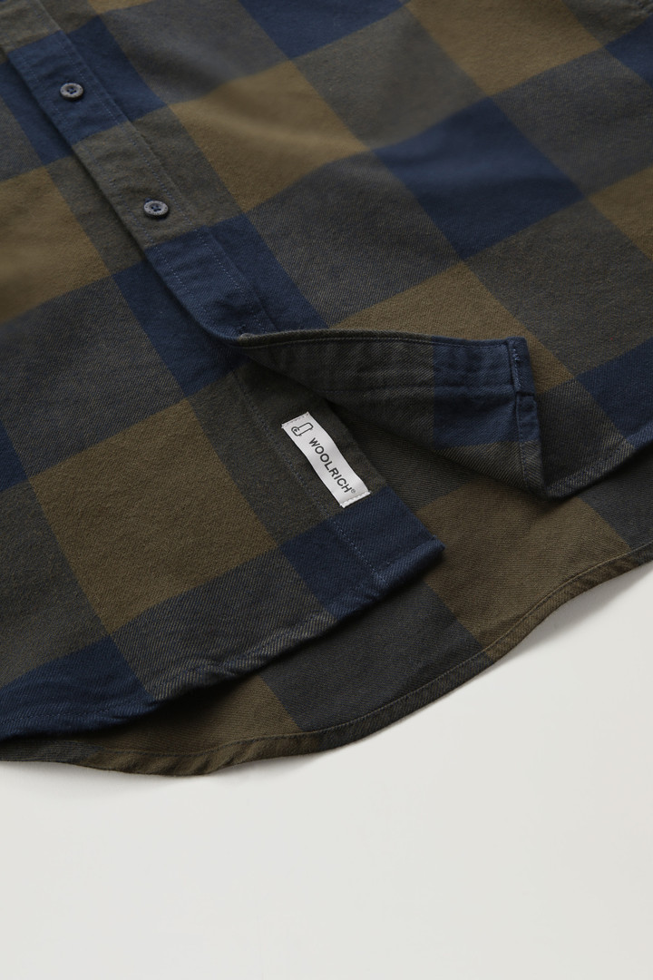 Trout Run Flannel Check Shirt Green photo 4 | Woolrich