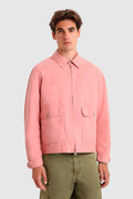 Crew Short Jacket in Soft Garment-Dyed Cotton