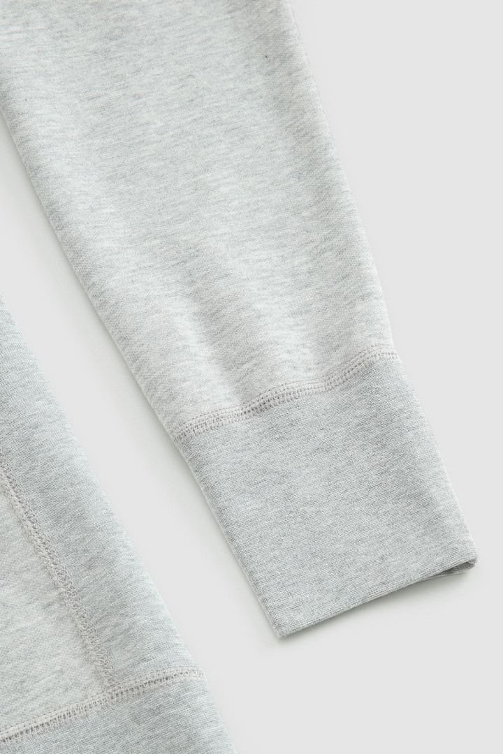 Sweat American à col ras du cou avec logo brodé grey photo 6 | Woolrich