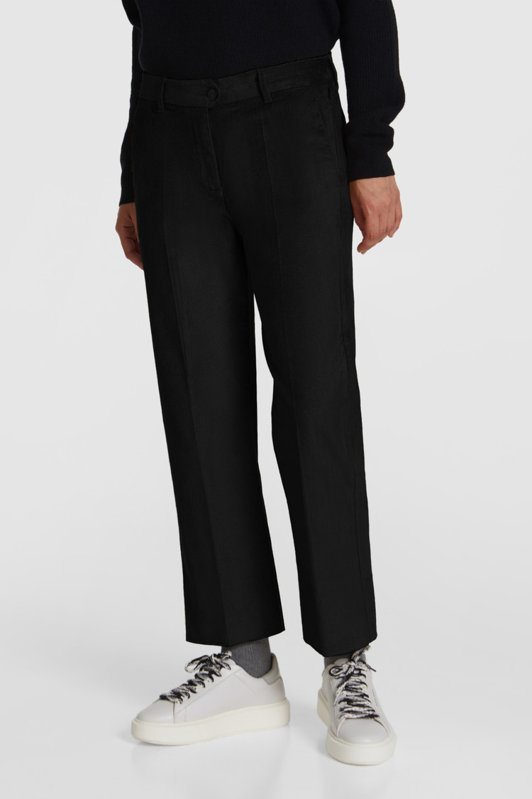 Light velvet pants