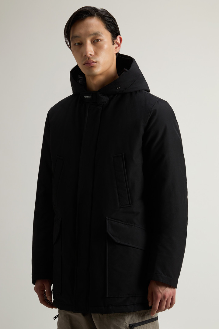 Daytona Parka in Ramar Cloth with Detachable Fur Black photo 5 | Woolrich