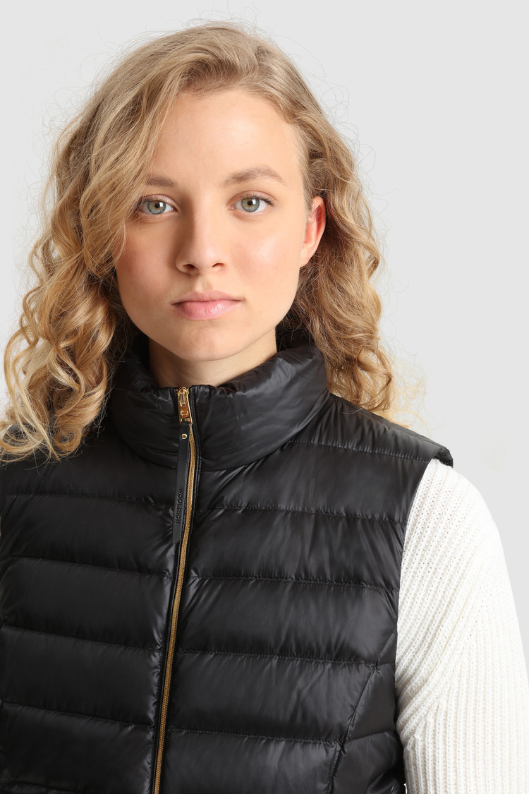 Gilet Abbie trapuntato in nylon lucido