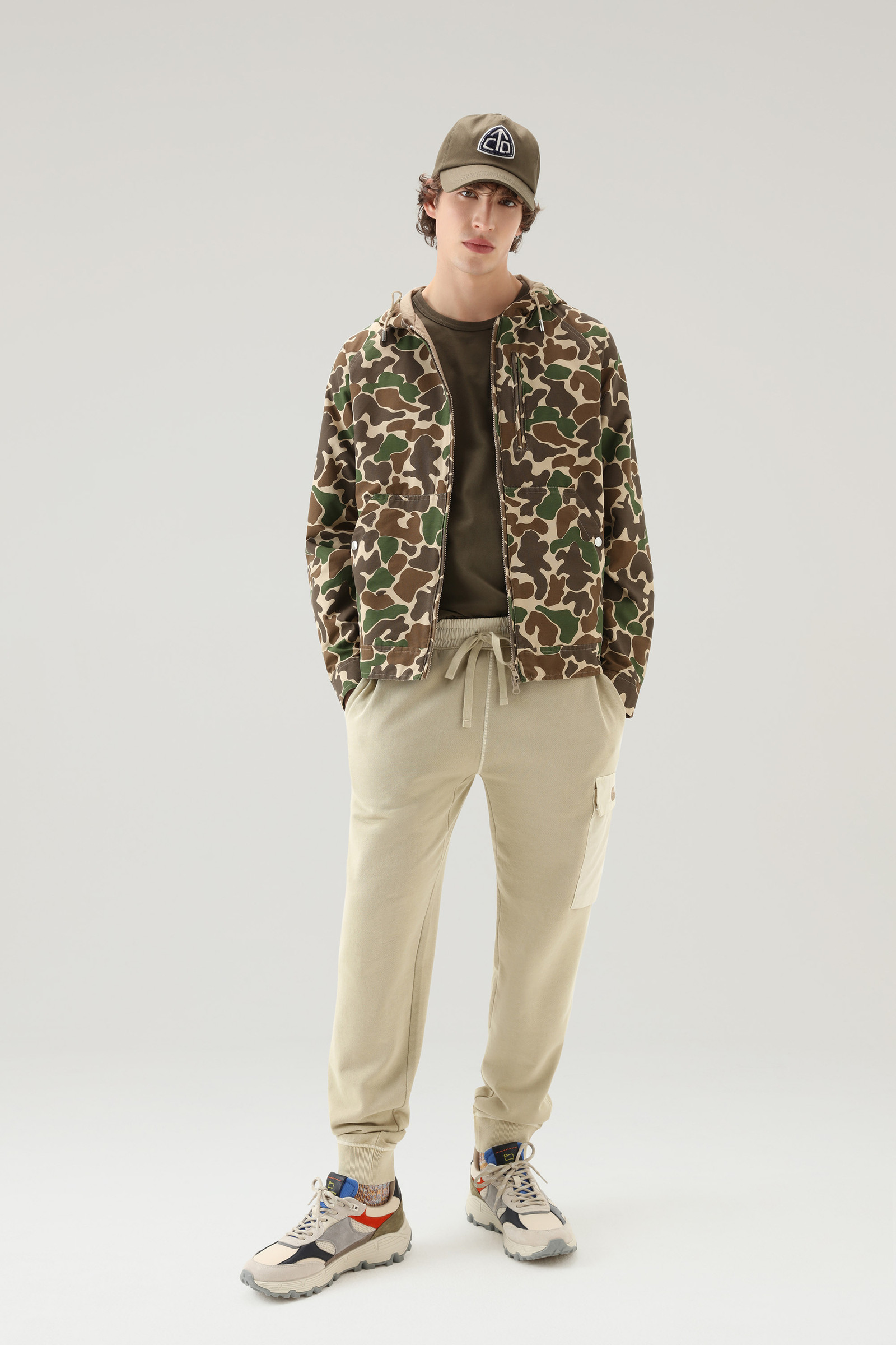 Jacke Lobster mit Camouflage-Print aus Ramar grün photo 2 | Woolrich