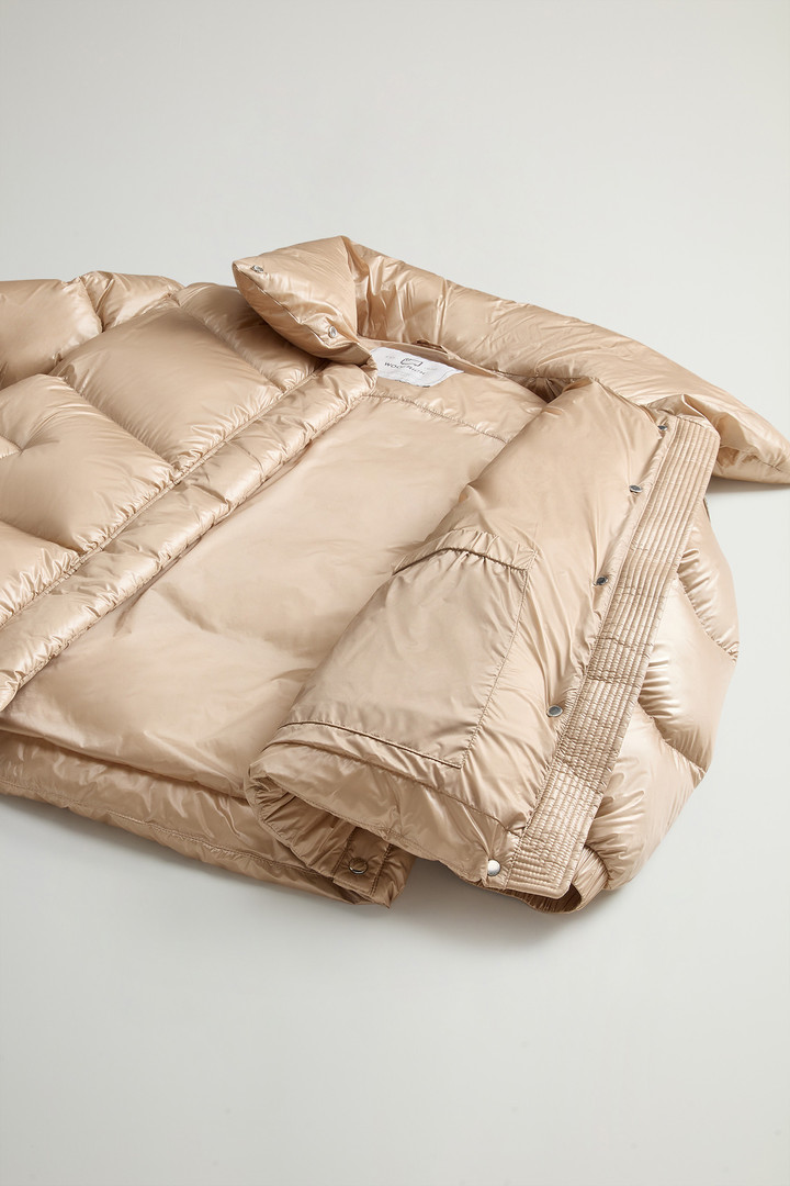 Doudoune Aliquippa en nylon brillant Beige photo 10 | Woolrich