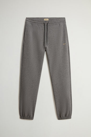 Pants in Cotton-Blend Interlock Gray | Woolrich