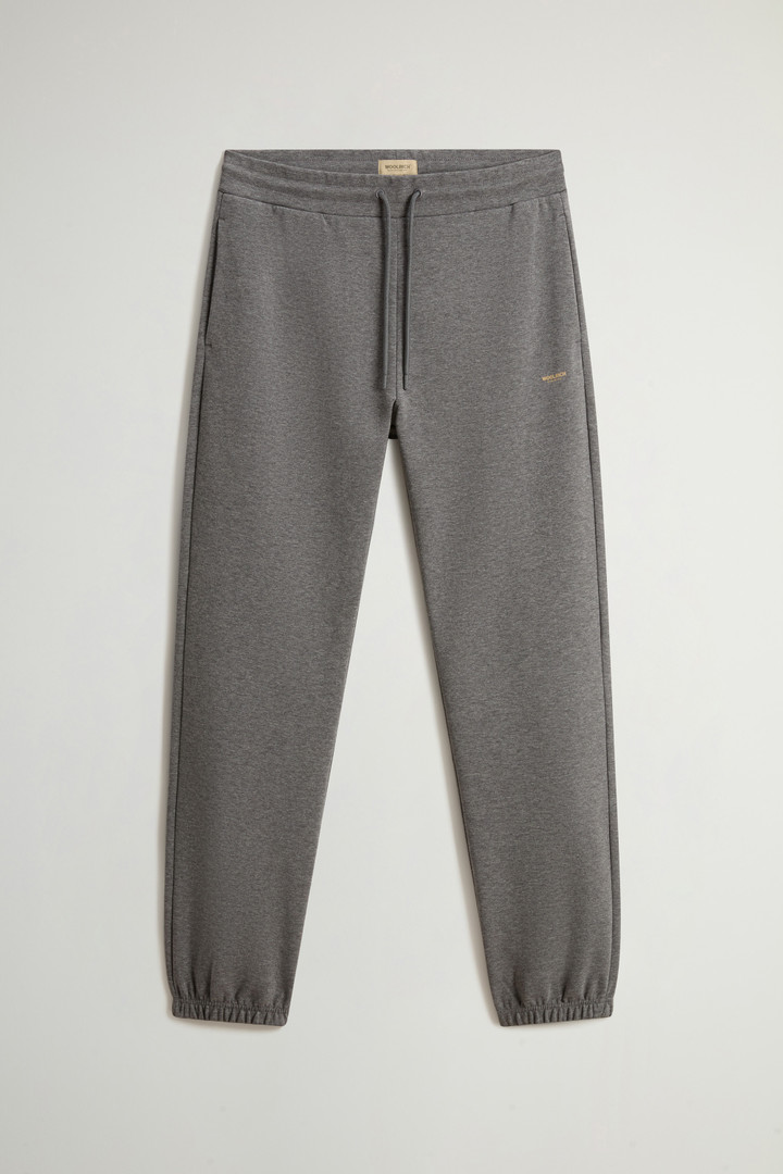 Woolrich Uomo Pantaloni in misto cotone interlock Grigio Taglia S