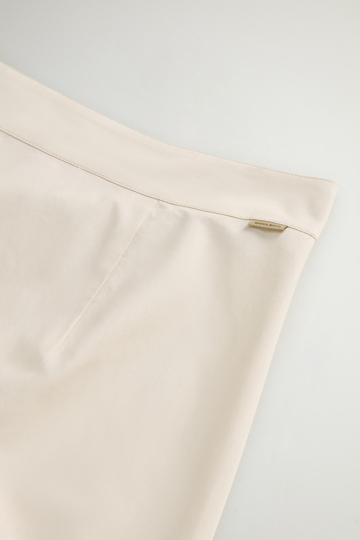 Pure Cotton Poplin Skirt Beige photo 7 | Woolrich