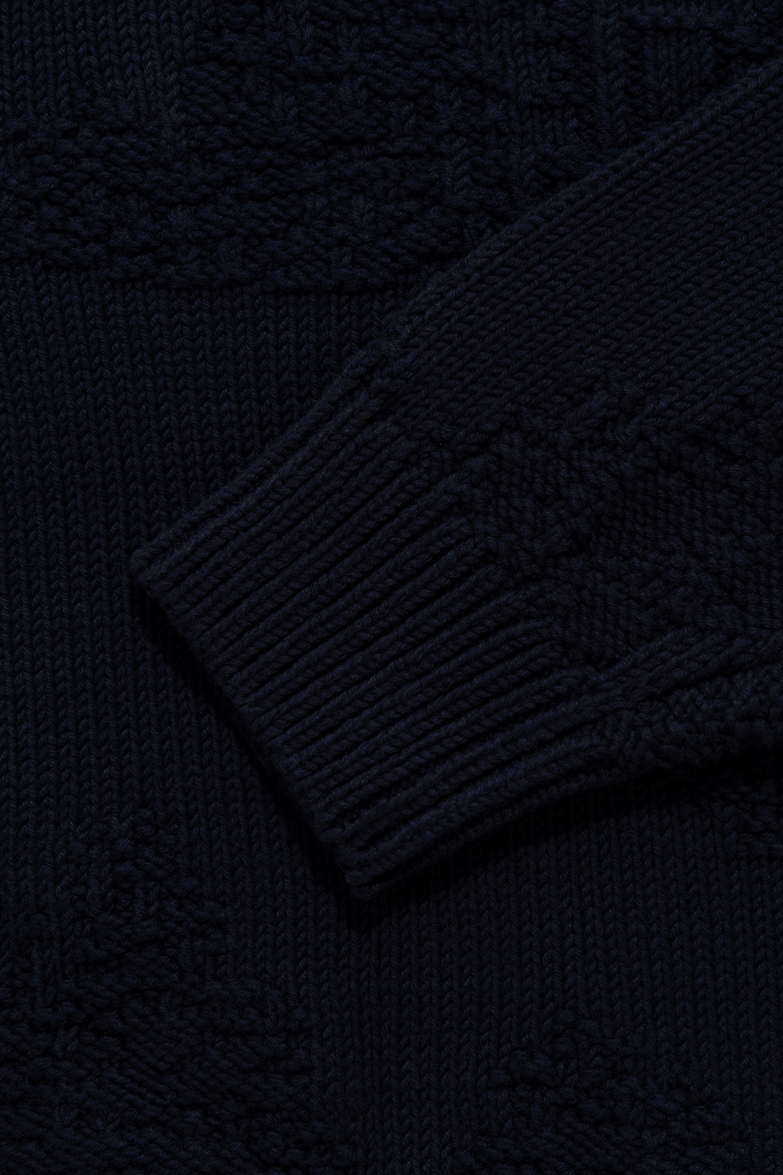 Cotton Blend Crewneck Sweater - Aimé Leon Dore / Woolrich Blue photo 3 | Woolrich