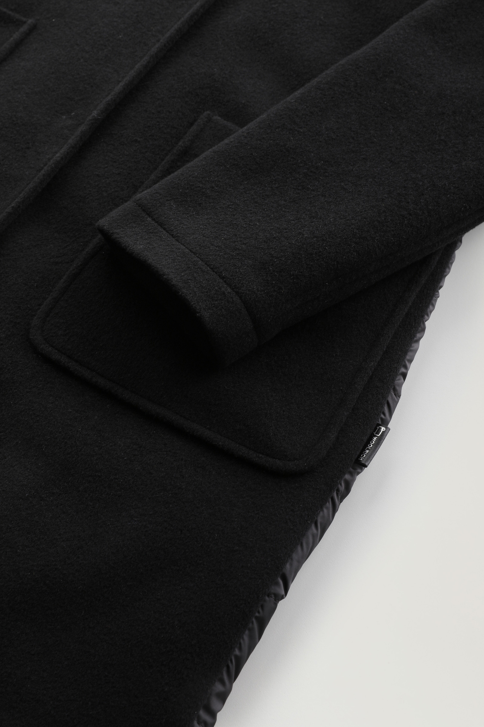 Kuna Parka in Wool and Cashmere Blend Black photo 10 | Woolrich