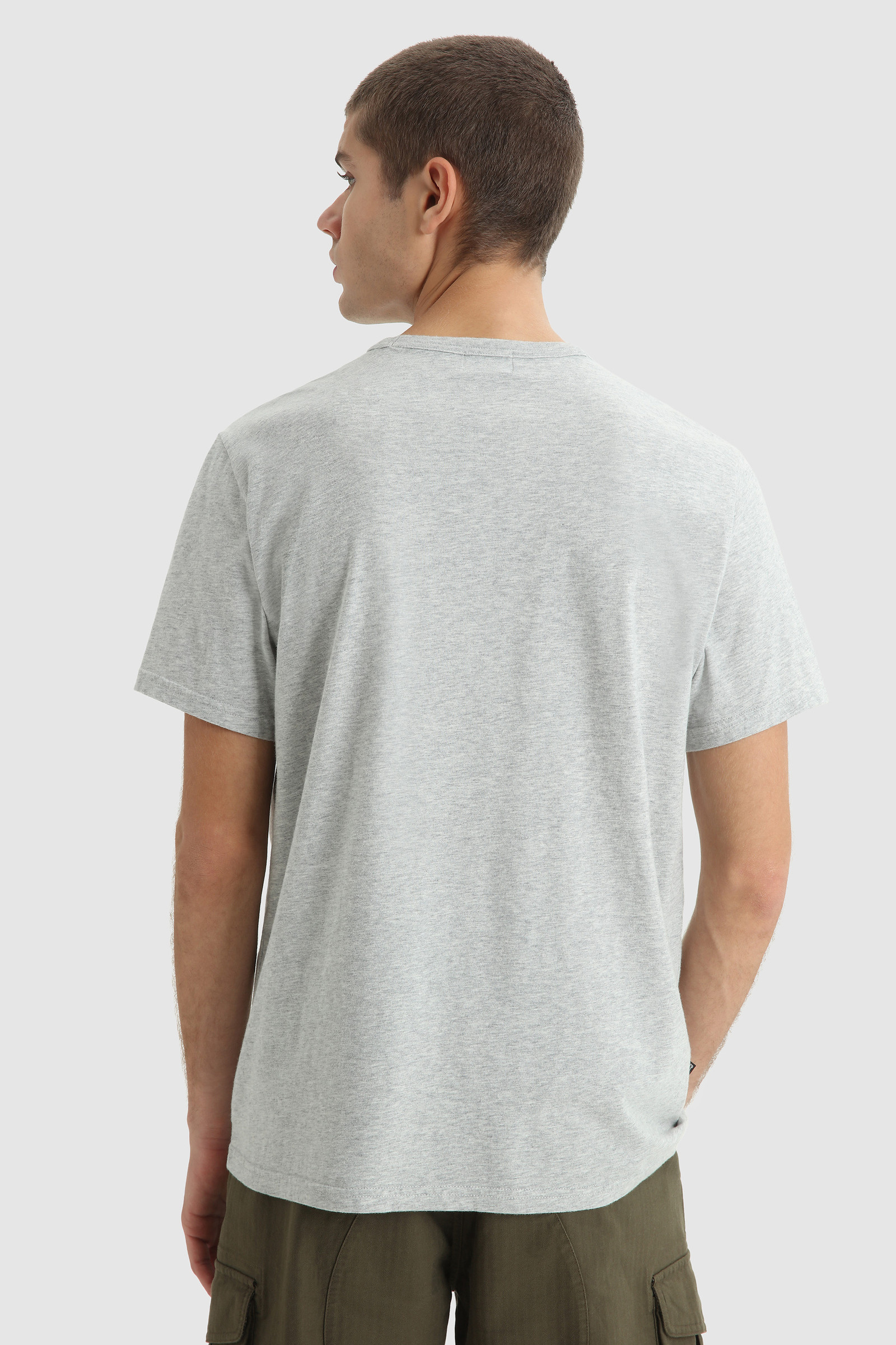 T-shirt with multicolor Sheep logo Grey photo 3 | Woolrich