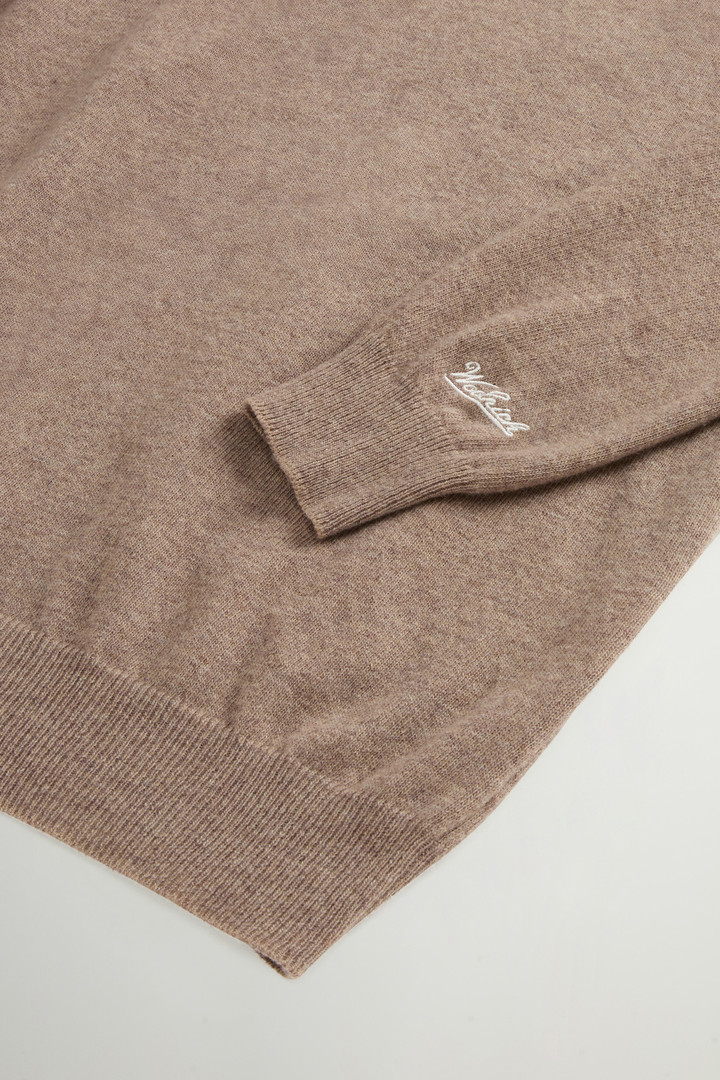 Pure Wool Crewneck Sweater Brown photo 6 | Woolrich