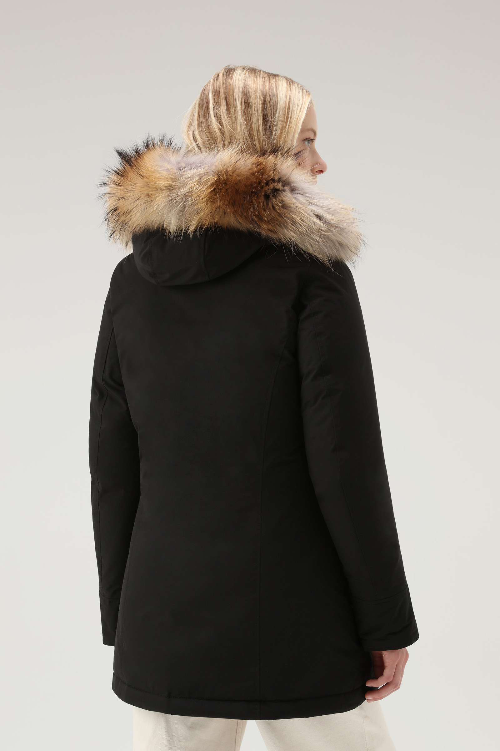 Arctic Parka in Urban Touch with Detachable Fur - Women - Black
