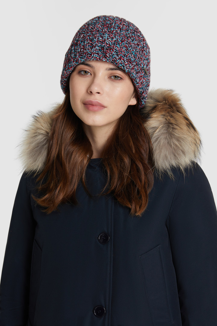 Berretto in cashmere a coste