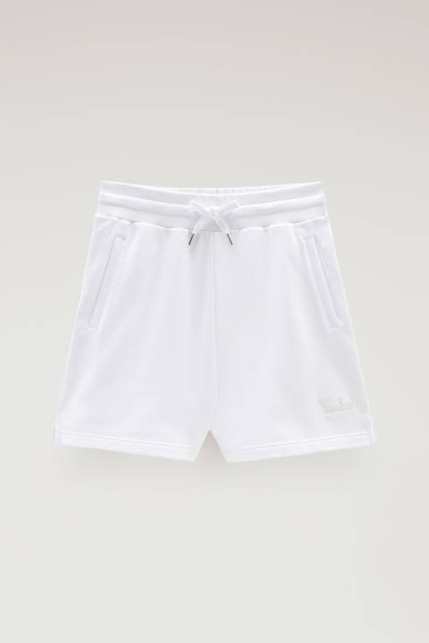 Pantalones cortos ligeros de puro algodón Blanco photo 2 | Woolrich