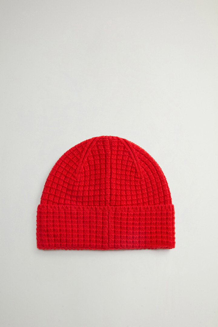 Beanie aus einer Schurwoll-Kaschmir-Mischung im Wabenstrick by Todd Snyder Orange photo 2 | Woolrich