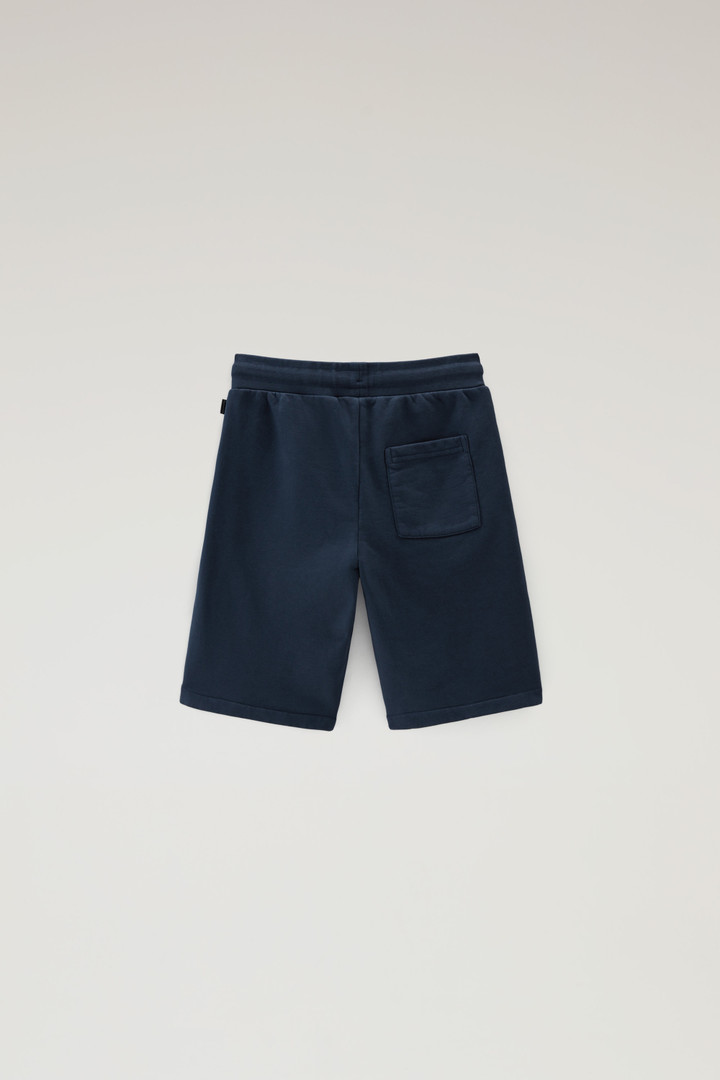 Boys' Shorts in Pure Cotton Blue photo 2 | Woolrich