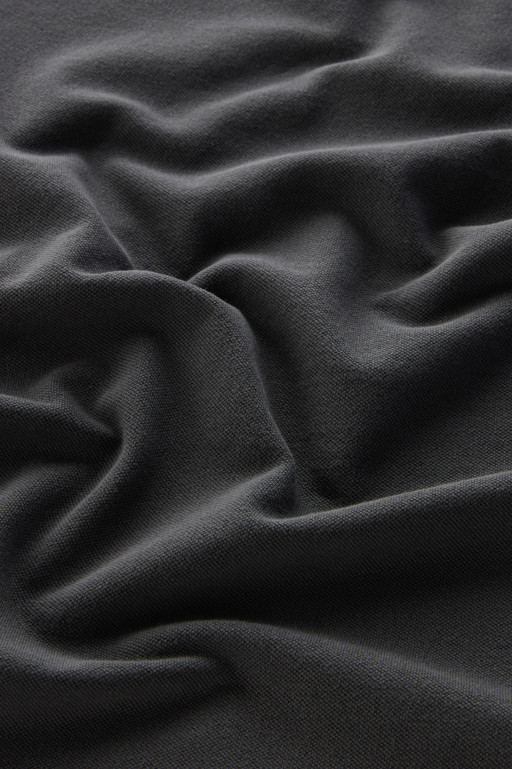Mackinack Polo teint en pièce en sergé de coton stretch Noir photo 8 | Woolrich