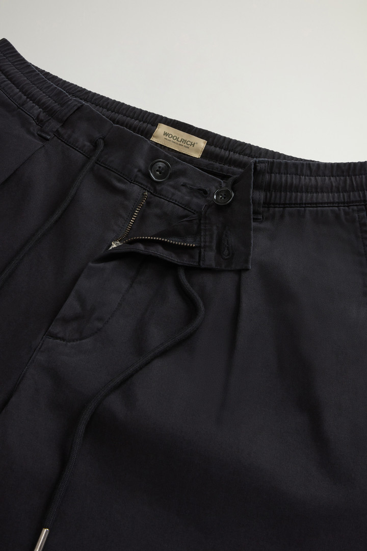 Stretch Cotton Twill Milton Pants Black photo 4 | Woolrich